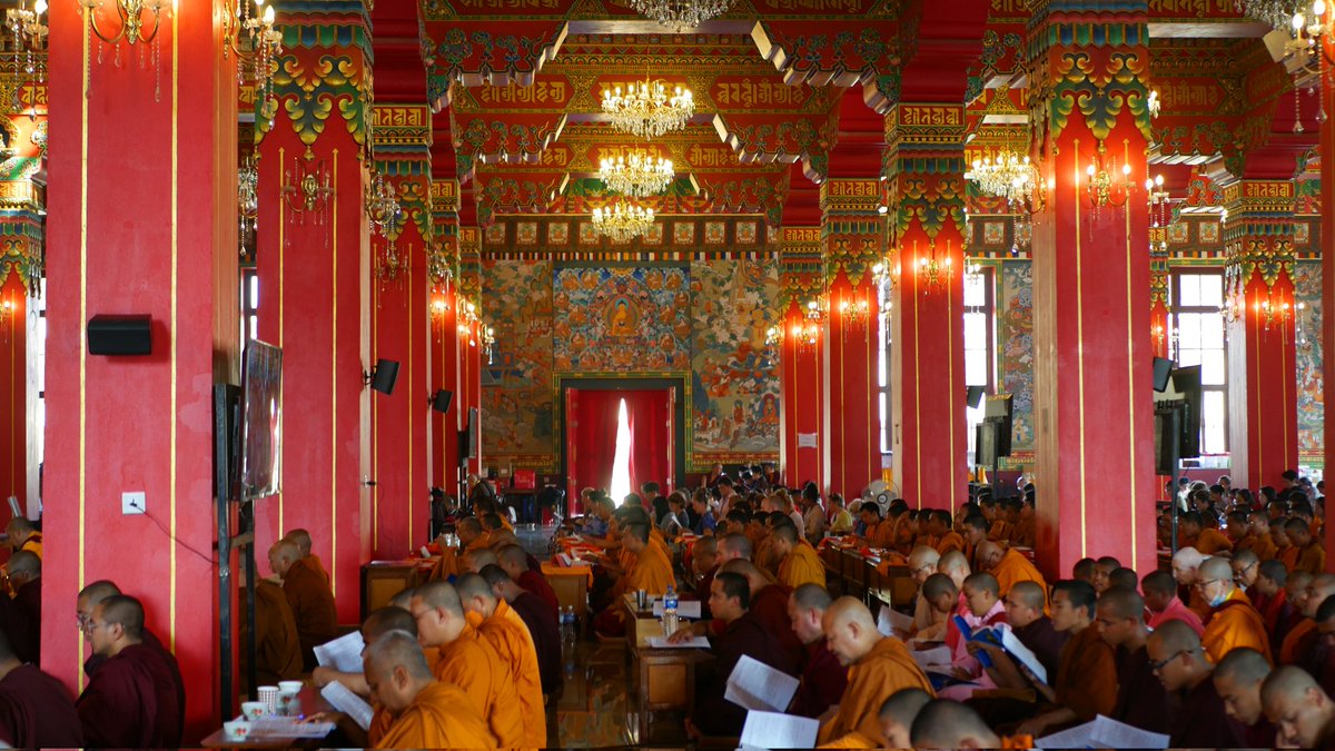 TaraTripleExcel's tweet image. Rejoice to the amazing activities of our Master and Noble Sangha! Here are some glimpses from the Holy Buddha’s Words Recitation and Annual Seminar from Lumbini&apos;s Thousand Buddha Temple.