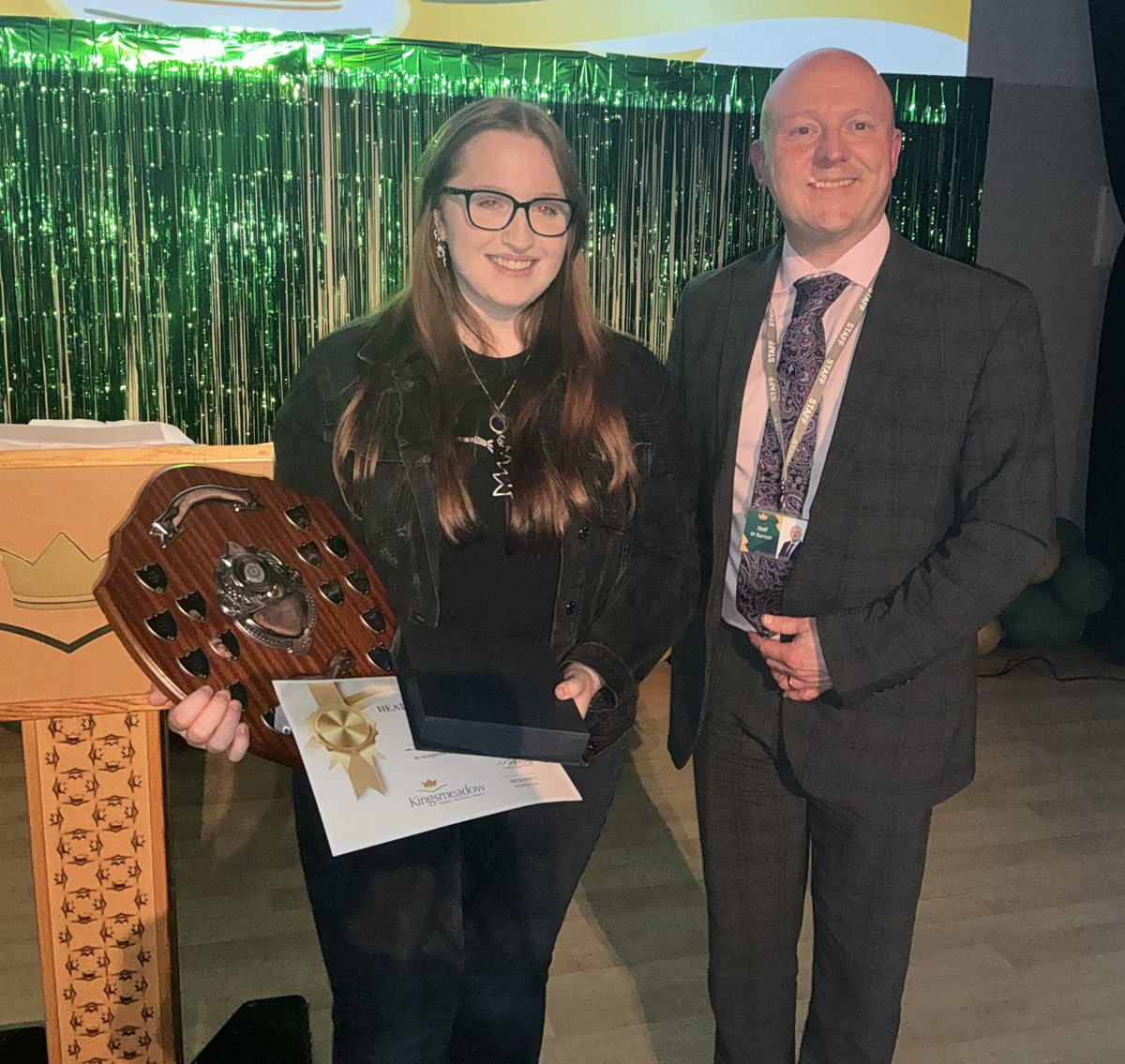 Here are some of the photos from an amazing evening of celebrating our students and their achievements. Well done to everyone who won an award - you deserved it, and we are so proud of you! Thank you to our Kingsmeadow musicians and readers - you were amazing too!