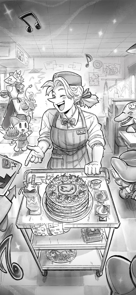 Mossy_Pencil's tweet image. WIP - Missing Home 

I&apos;m still neck deep in Spamtenna, just been drowning in work again.

#deltarune #spamtenna #spamton #tenna