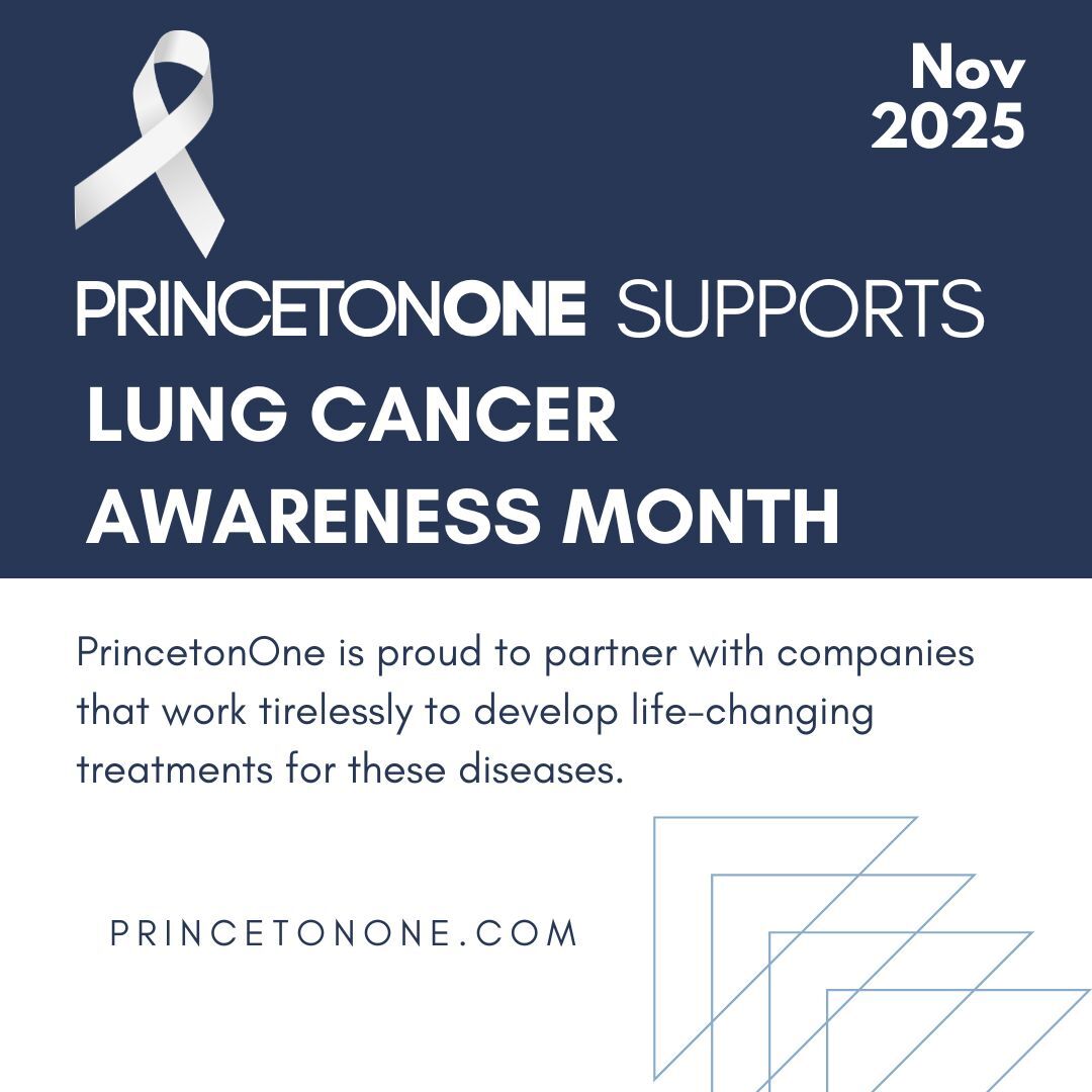PrincetonOne's tweet image. This November, we join the movement for National Lung Cancer Awareness Month. Spotlighting the importance of prevention, early detection, and ongoing support for those affected. At PrincetonOne, we’re honored to partner with leading organizations.