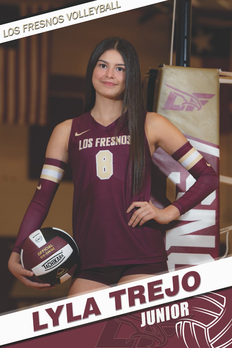 Your 32-6A Defensive Player of the Year, junior, #8, Lyla Trejo‼️ Great job, we are so proud of you‼️