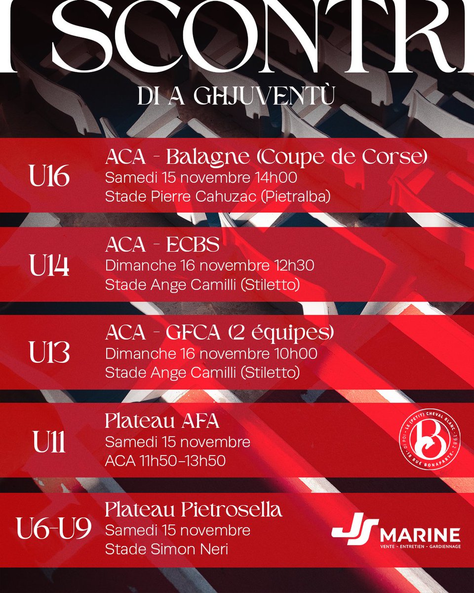 I scontri di a nostra ghjuventù ✊️

FORZA ACA !