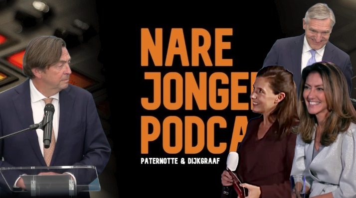 Bellen met Bassie 153 - Wijers &amp; de feeks(en)
Wijers (D66) zit nóg korter als informateur dan PVV'er Van Strien. Een appje kostte hem de kop. Wist Jetten dat zijn informateur gevraagd was voor het miljonairsclubje van Willem Sijthoff? En hup Floor Bremer! petjeaf.com/narejongens/po…