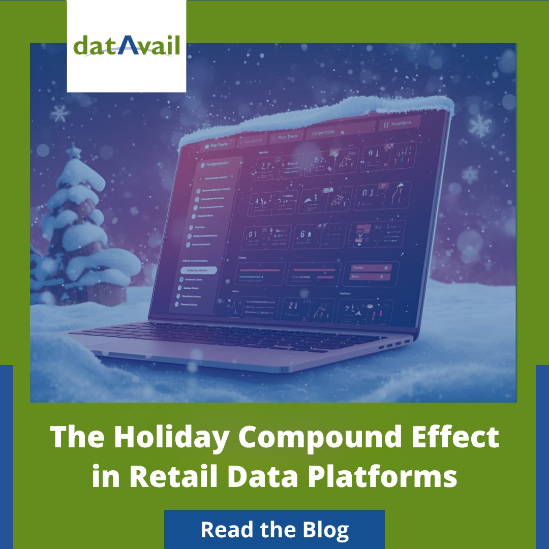 datavail's tweet image. The #HolidaySeason puts massive pressure on retail data ecosystems. Our latest blog breaks down how modern #DataPlatforms help retailers scale, improve visibility &amp;amp; turn seasonal spikes into lasting value.
Read more: datavail.com/blog/the-holid…

#RetailData #RetailTech #Datavail