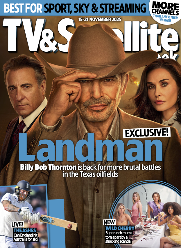 The weekend has arrived and there's plenty of great telly in store! And we've got the lowdown on all of it from the return of #Landman and #DaddyIssues to new dramas #TheDeathofBunnyMunro #WildCherry #Summerwater and lots more!
Get your copy now in supermarkets and newsagents!