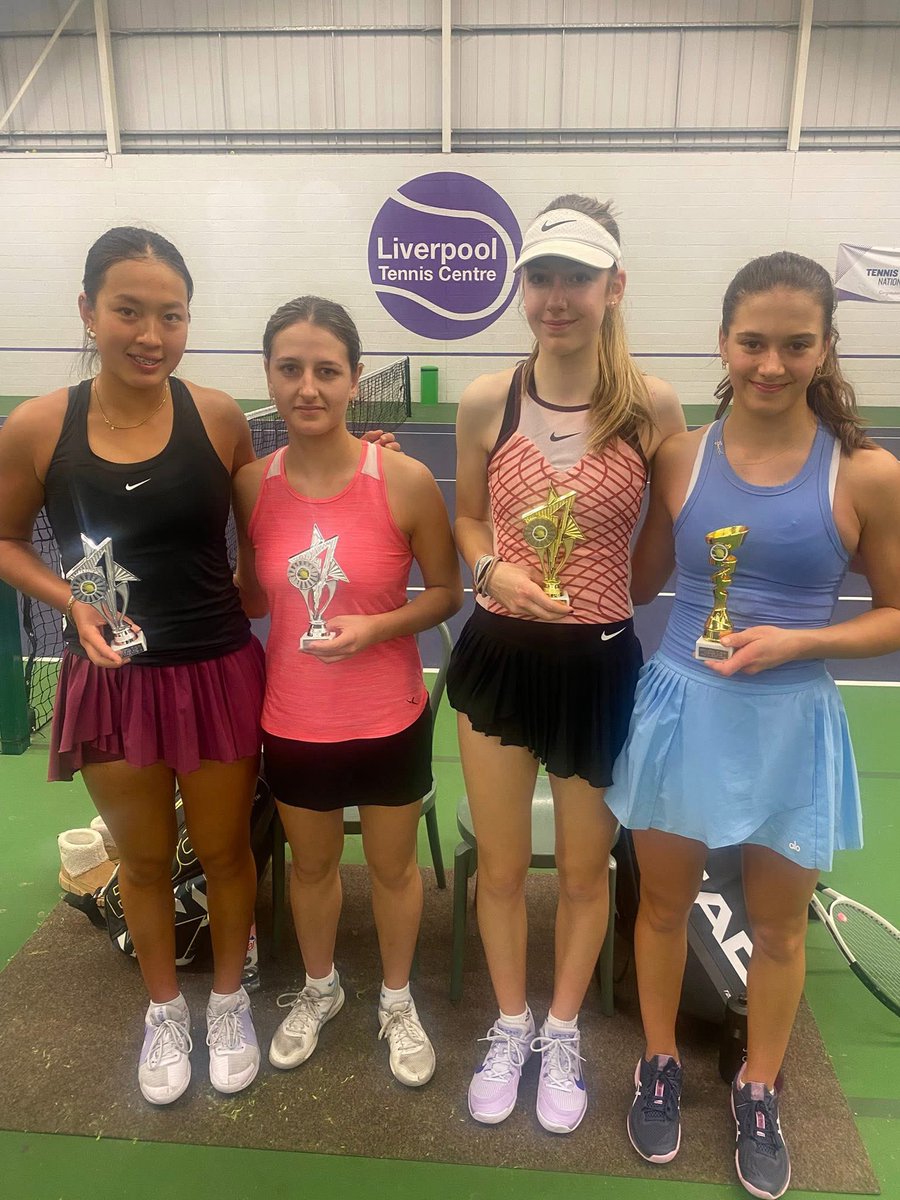 Team GB dominates The Lexus Junior Liverpool International J30!

Annabel Wong beat the up and coming April Sackflame 64 63 whilst Alex Mirrington completed a double by winning both boys singles and doubles (Ratanavong). 
Lea Bush and Grace Watson secured the girls doubles title🔥