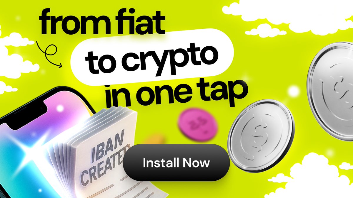 Open Wallet redefines banking 🏦

onelink.to/szz34w

Hold $EUR, $USD, &amp; any crypto in one place, get salary directly on-chain, and move money instantly without borders.

In traditional banking, you’d wait 3 days for a transfer. But who said we’re doing things traditionally?