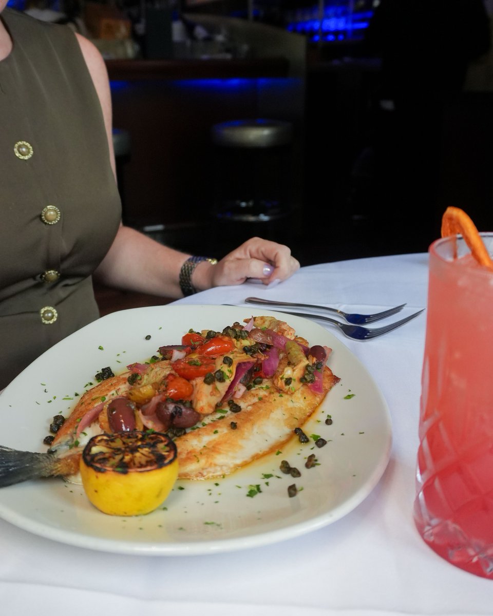 A taste of the Mediterranean with this Oceanaire original branzino.