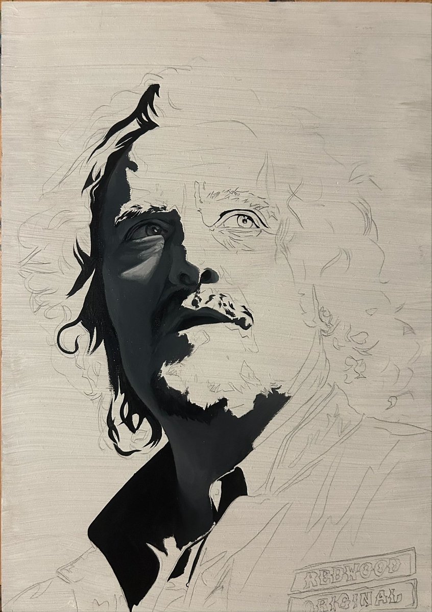 ChalkiCharli's tweet image. New @KimFCoates painting, got it signed! 🎨🎉
Woop woop 
#oilpainting #sonsofanarchy #kimcoates