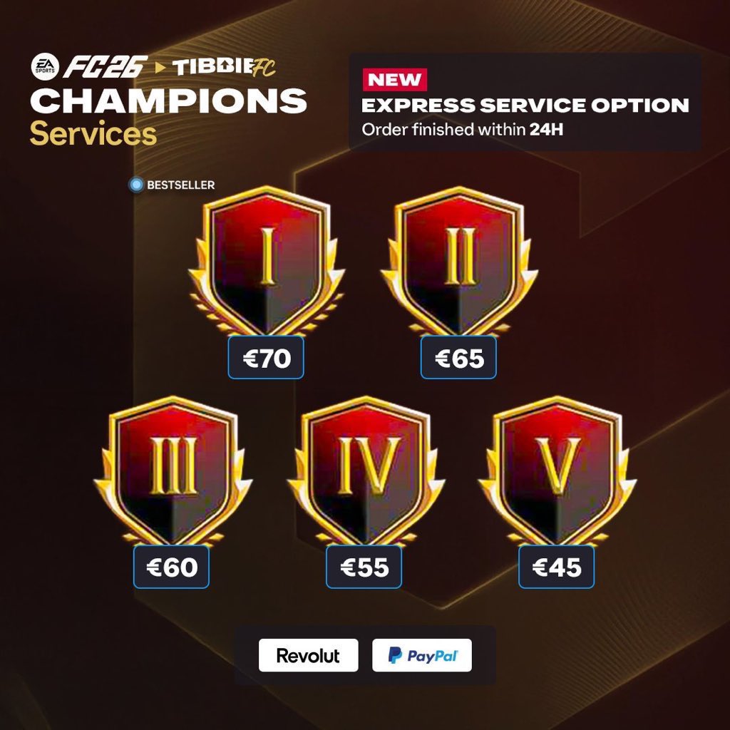 TibbieFC • EAFC Boosting Services tweet media