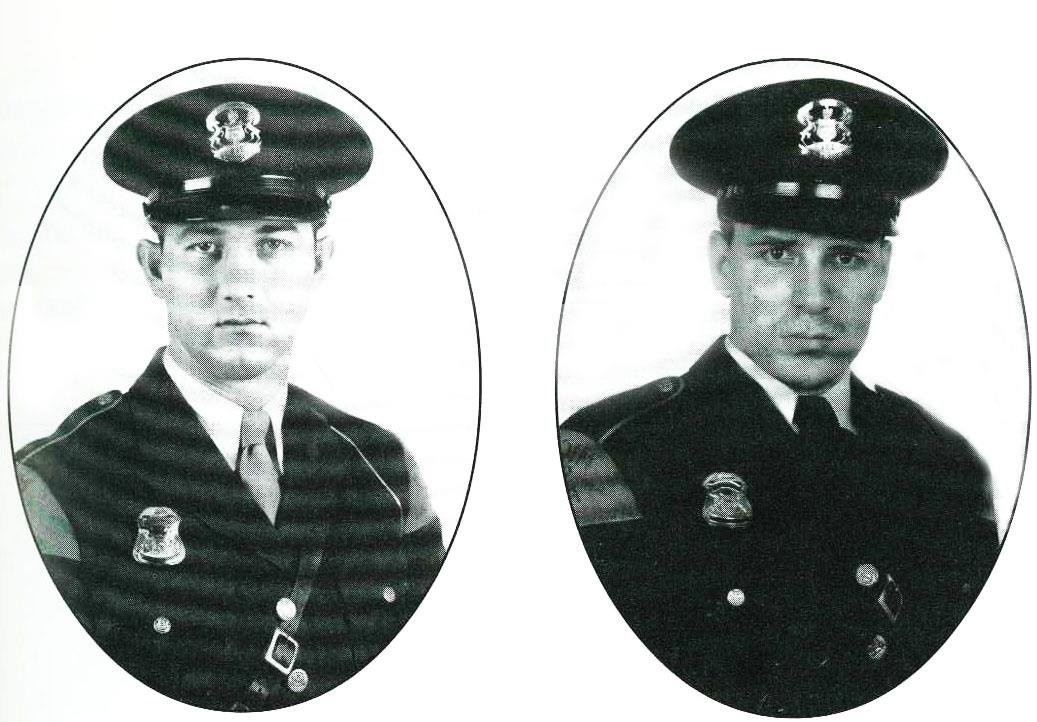 MSPFirstDist's tweet image. 🇺🇸We Will Never Forget. In memory of our fallen troopers who made the ultimate sacrifice on this day in 1956:

Both Tpr. George E. Lappi and Bert A. Pozza died as a result of injuries sustained from gunshot wounds inflicted by a barricaded gunman on November 19, 1956 while…