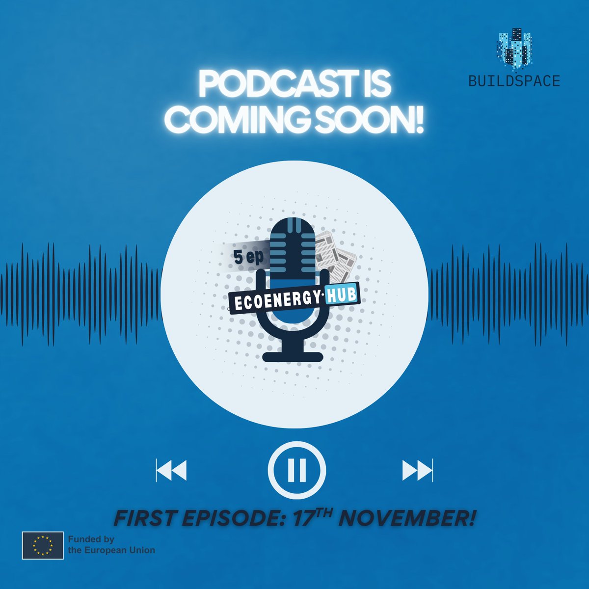 BUILDSPACE_EU's tweet image. The EcoEnergyHub Podcast is coming!
Discover how Buildspace is transforming cities with 5 cutting-edge services for smarter, greener, more resilient urban spaces.
🎧 Launching Nov 17, don’t miss Episode 1!
#EcoEnergyHub #Buildspace