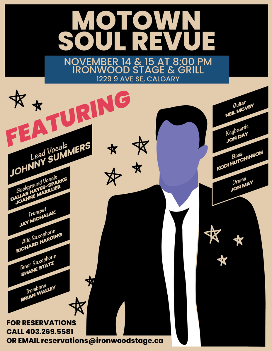 Tonight and tomorrow night!
8pm - <a href="/IronwoodStage/">Ironwood Stage</a> 
Let's get funky!