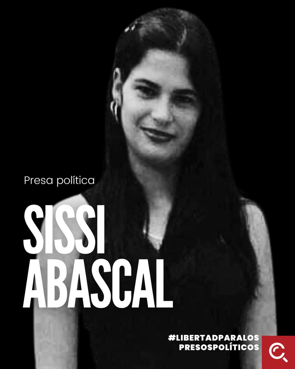 CubalexDDHH's tweet image. 🔴#AlertaCubalex | Grave preocupación por la salud y la situación penitenciaria de Sissi Abascal

Desde Cubalex alertamos sobre el deterioro de la situación de la presa política Sissi Abascal Zamora, recluida en la prisión La Bellotex, en #Matanzas.

🚫Su hermana, Lissy Abascal,…