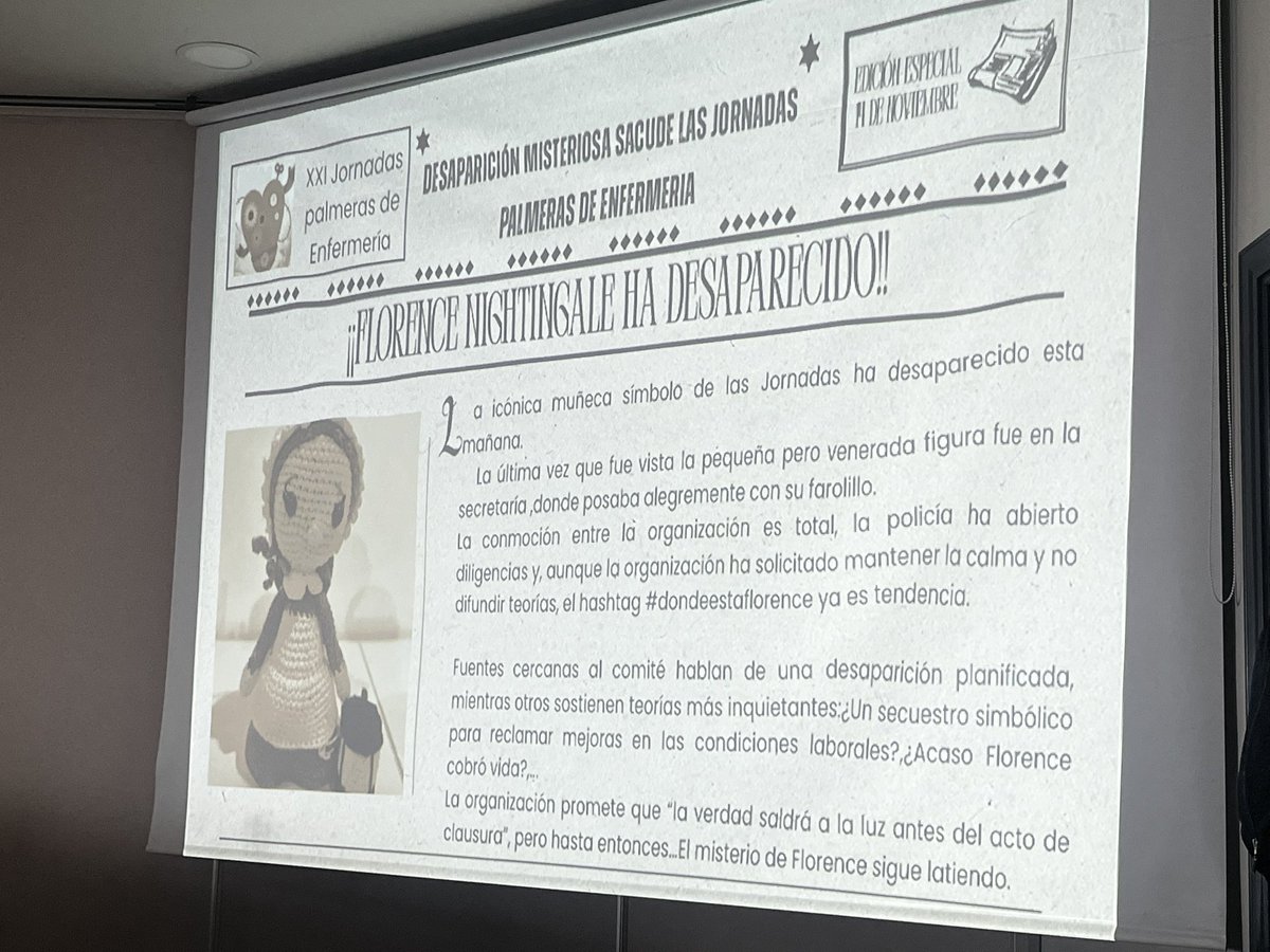 #dondeestaflorence vamos equipo #paracetamol !!! #XXIJornadasPalmeras