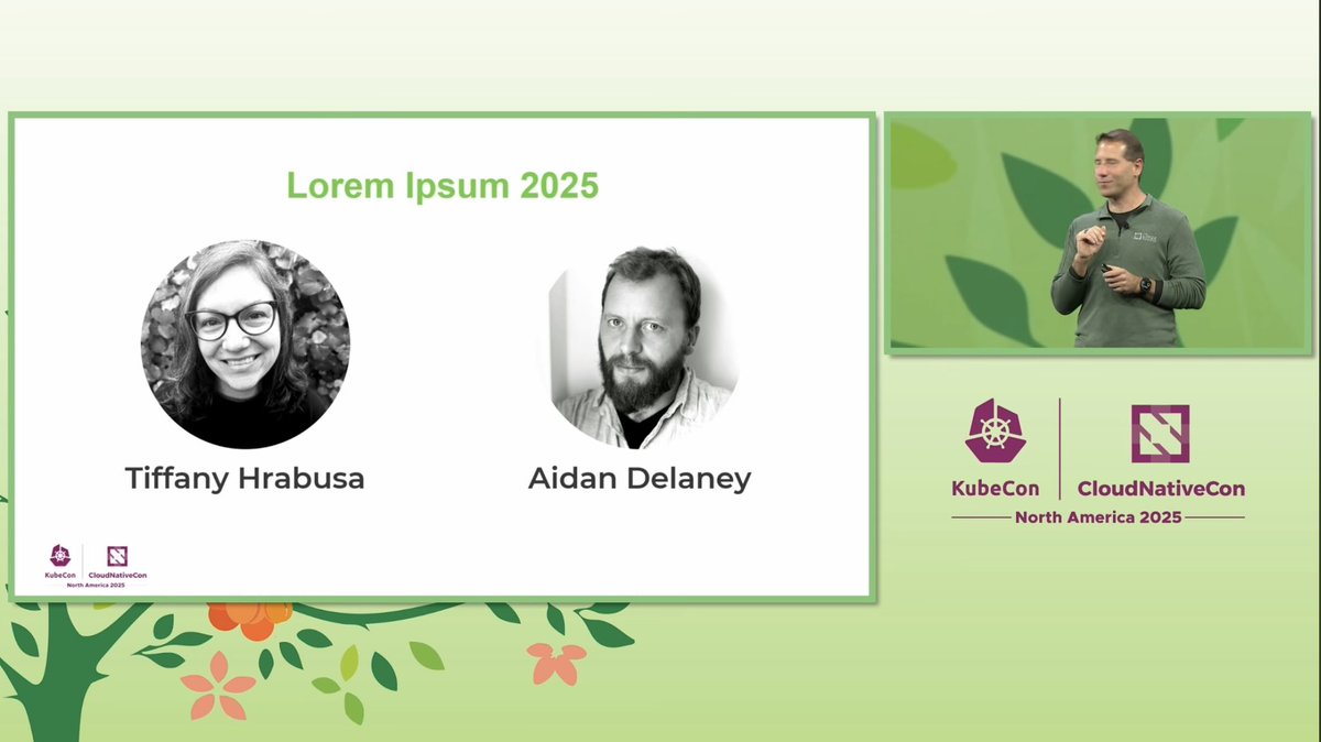 buildpacks_io's tweet image. Congratulations to @aidandelaney on his Lorem Ipsum award at #KubeCon! Aidan’s contributions to the Buildpacks documentation site have helped so many devs in our community.
