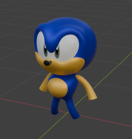 Realhead47's tweet image. Sonic model WIP