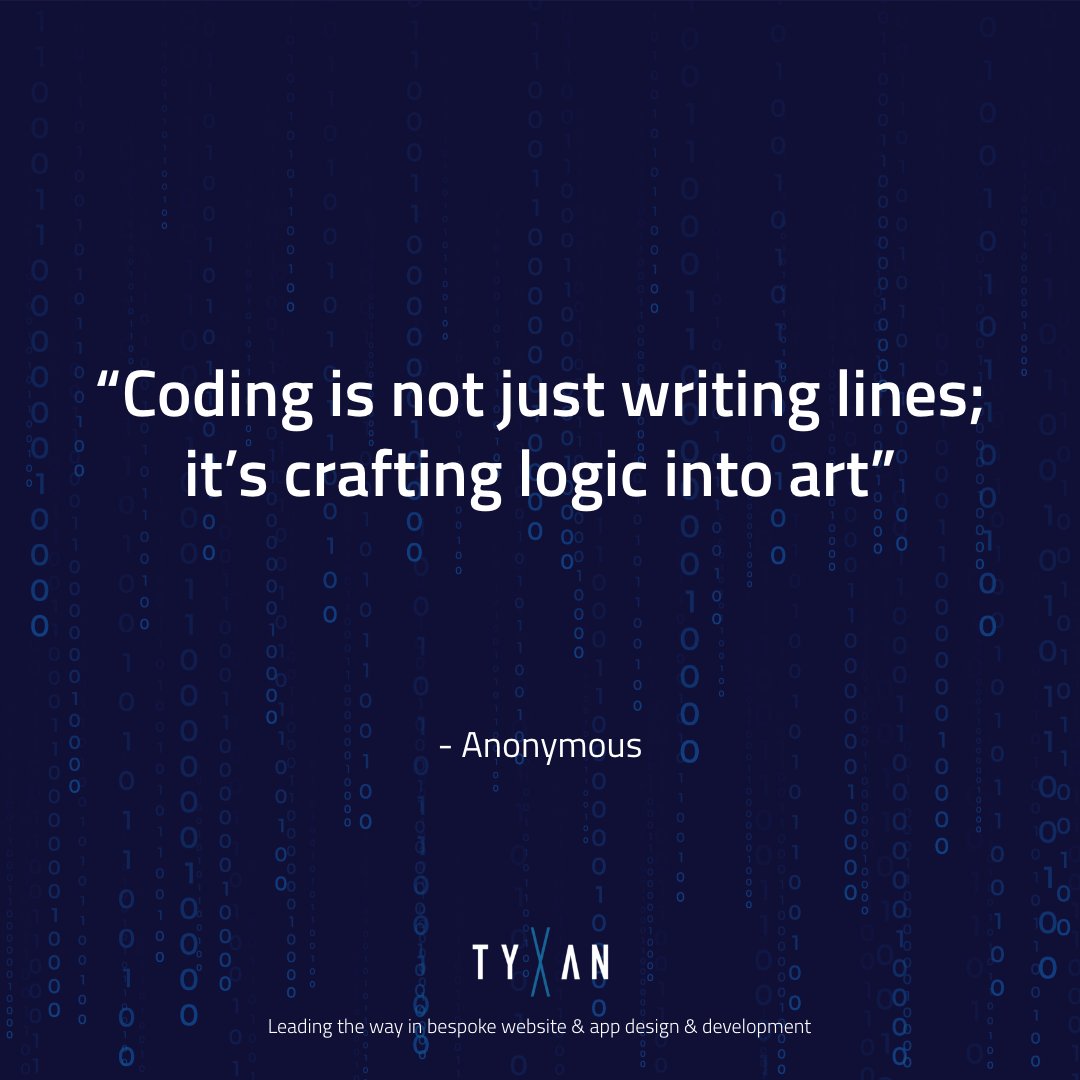 TyxanLtd's tweet image. ✨ Weekly Dev Inspiration ✨
Remember, developers: your code has the power to solve problems, innovate, and inspire. Keep crafting with intention! 🚀
#CodeArt #DevLife #ProgrammingInspiration #TechCreativity #WeeklyQuote
