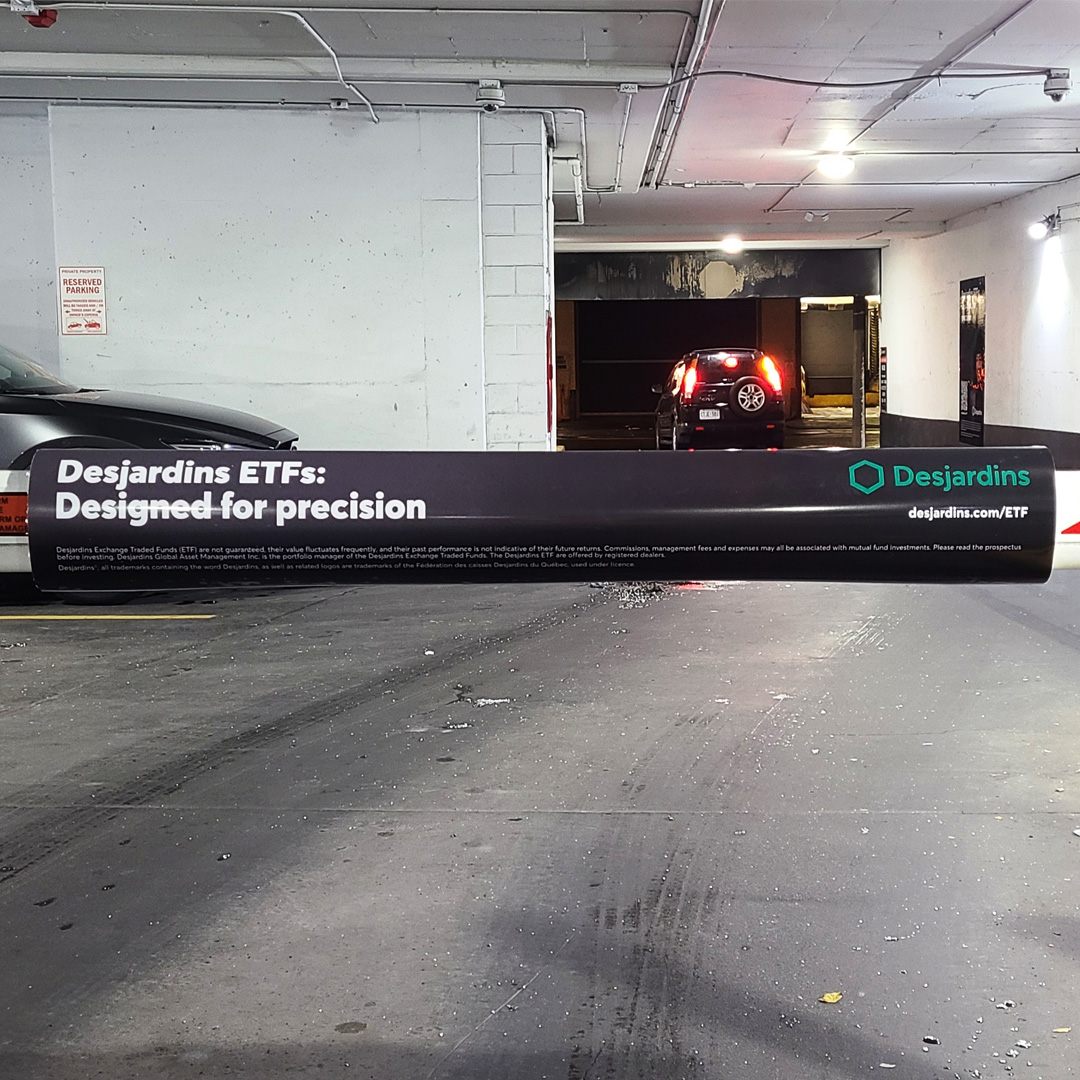AbconMedia's tweet photo. Our exclusive Boom-Ads + murals are now live in Toronto’s financial core for @DesjardinsGroup ETFs. High visibility. High impact. Designed for precision. #OutOfHome #Desjardins https://t.co/Fv5yz3JvFk