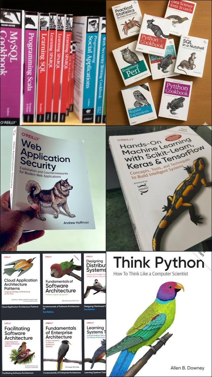 Master List of books on:

🔧 Programming &amp; Coding
💻 Web Development &amp; Security
📊 Data Science &amp; Machine Learning
🤖 Ai &amp; Large Language Models
⚙️ Data Engineering &amp; Big Data Systems
☁️ Cloud, DevOps &amp; Software Architecture
🗺️ Geospatial, IoT &amp; Network Engineering

Booklist: