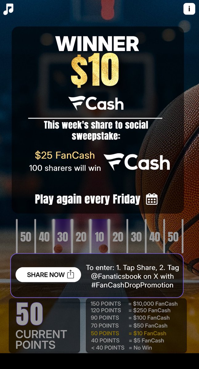 Jxvi_999's tweet photo. Play the #FanCashDropPromotion today

⁦@FanaticsBook⁩  https://t.co/TEH7GPJDXd https://t.co/BsDClTb67n