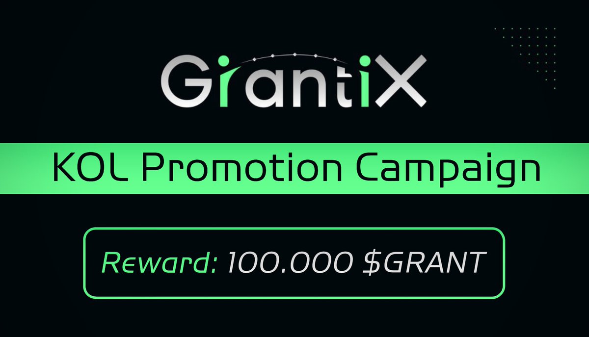 GrantiX_SoFi's tweet image. GrantiX Token Lucky Draw Influencer Campaign

Calling all Web3 creators! Earn $GRANT tokens by making content about GrantiX. Every post, video, or share counts as an entry in our lucky draw.

🎁 Prize pool: 100,000 $GRANT (with vesting)
📈 Winners picked by a mix of luck +…