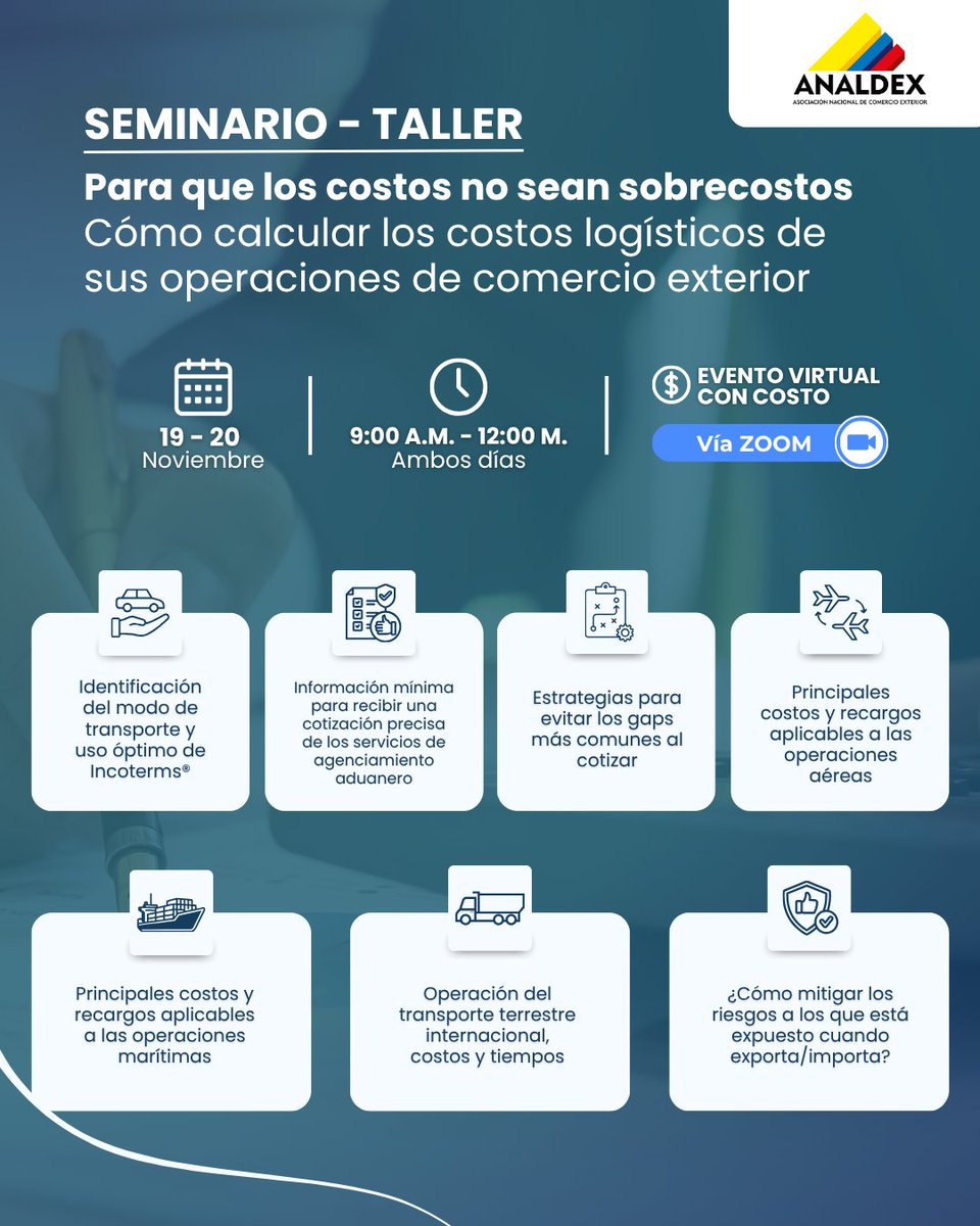 Jornada Logística - Analdex tweet media