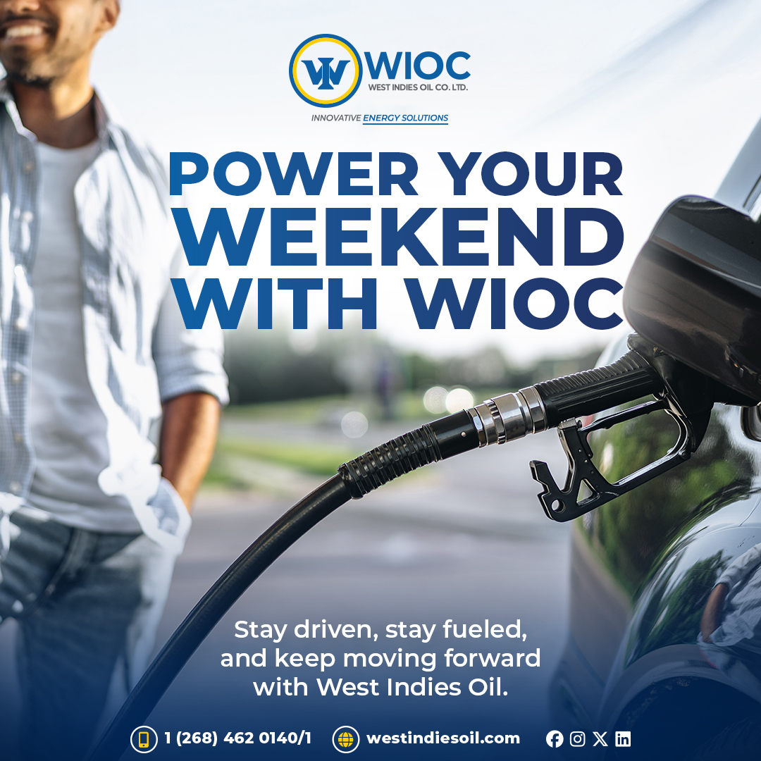 Friday vibes are here! ✨Fuel up at WIOC and roll into the weekend with energy.

#WestIndiesOilCompanyLimited #WIOC #AntiguaBarbuda