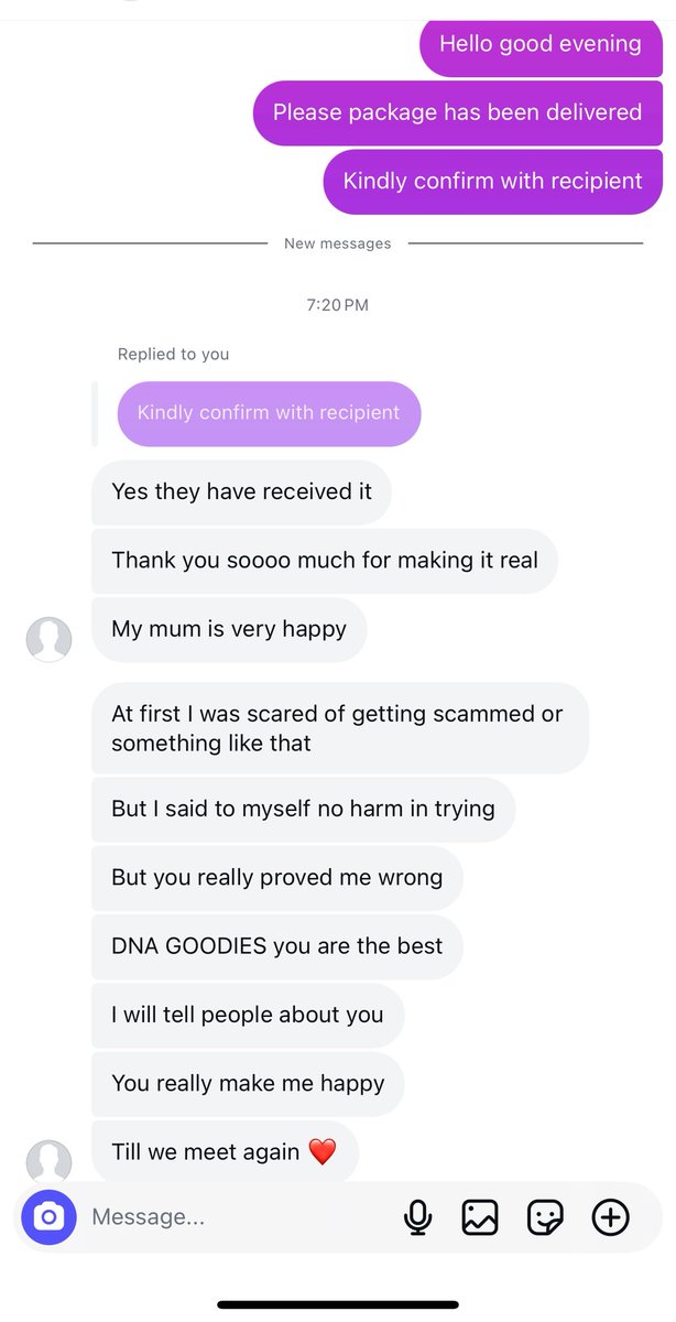 Received the most heartwarming and fulfilling feedback from a customer yesterday🥹

We are definitely doing something great <a href="/dna_goodies/">Makola Prices at your doorstep</a> and I love it! 

Shop from me okay? We deliver best experiences💙
