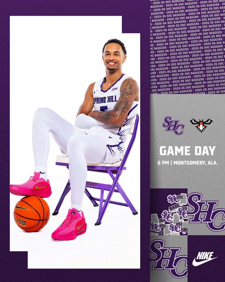 𝐆𝐚𝐦𝐞 𝐃𝐚𝐲

🆚 Auburn Montgomery
⏰ 6 p.m.
🏟️ AUM Athletics Complex
📺 bit.ly/4i3d30f
📊 bit.ly/3LBPf7u

#HillYeah