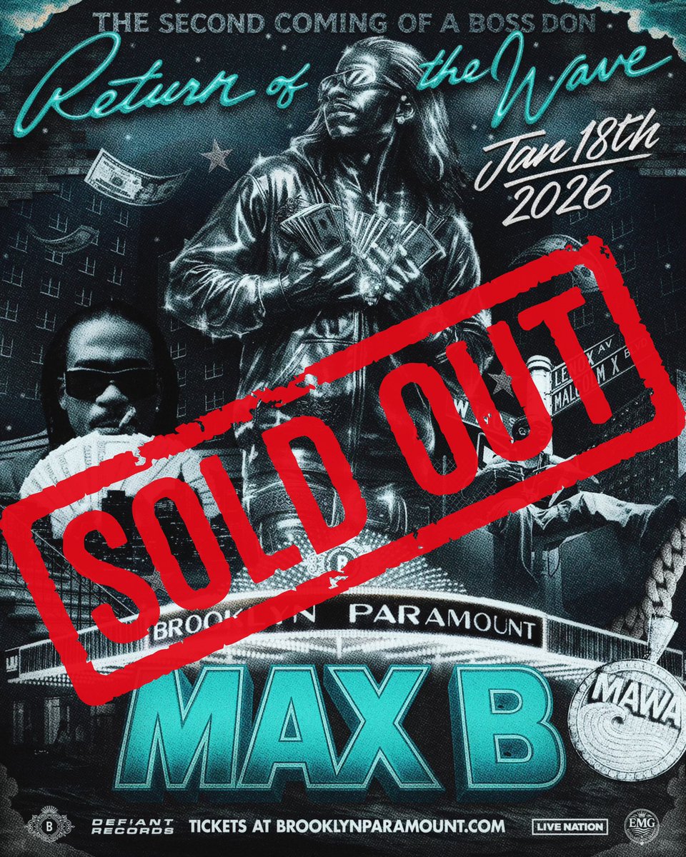 MaxBiggavelli's tweet image. SOLD OUT IN LESS THAN 24HOURS ITS A MOVIE! I LOVE YALL 🌊
