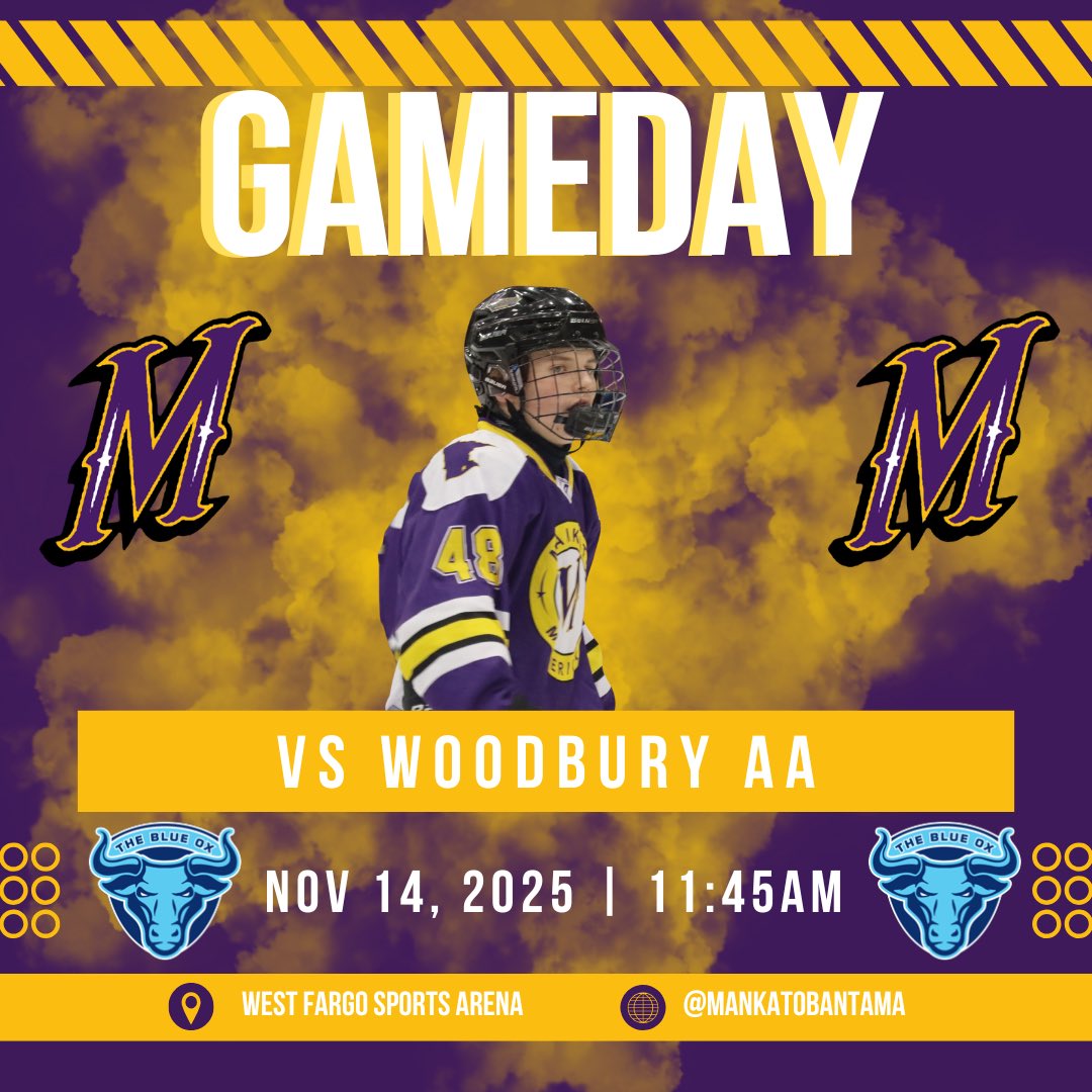 GAMEDAY! Blue Ox Game 1.
 Tune in on YT! #rollmavs 

<a href="/mnhshockeytalk/">mnhshockeytalk</a> <a href="/FollowThePuck/">FollowThePuck 👻</a> <a href="/YouthHockeyHub/">YHH</a>