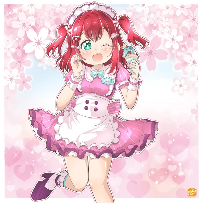 おはルビィちゃん がんばルビィ #Aqours #lovelive