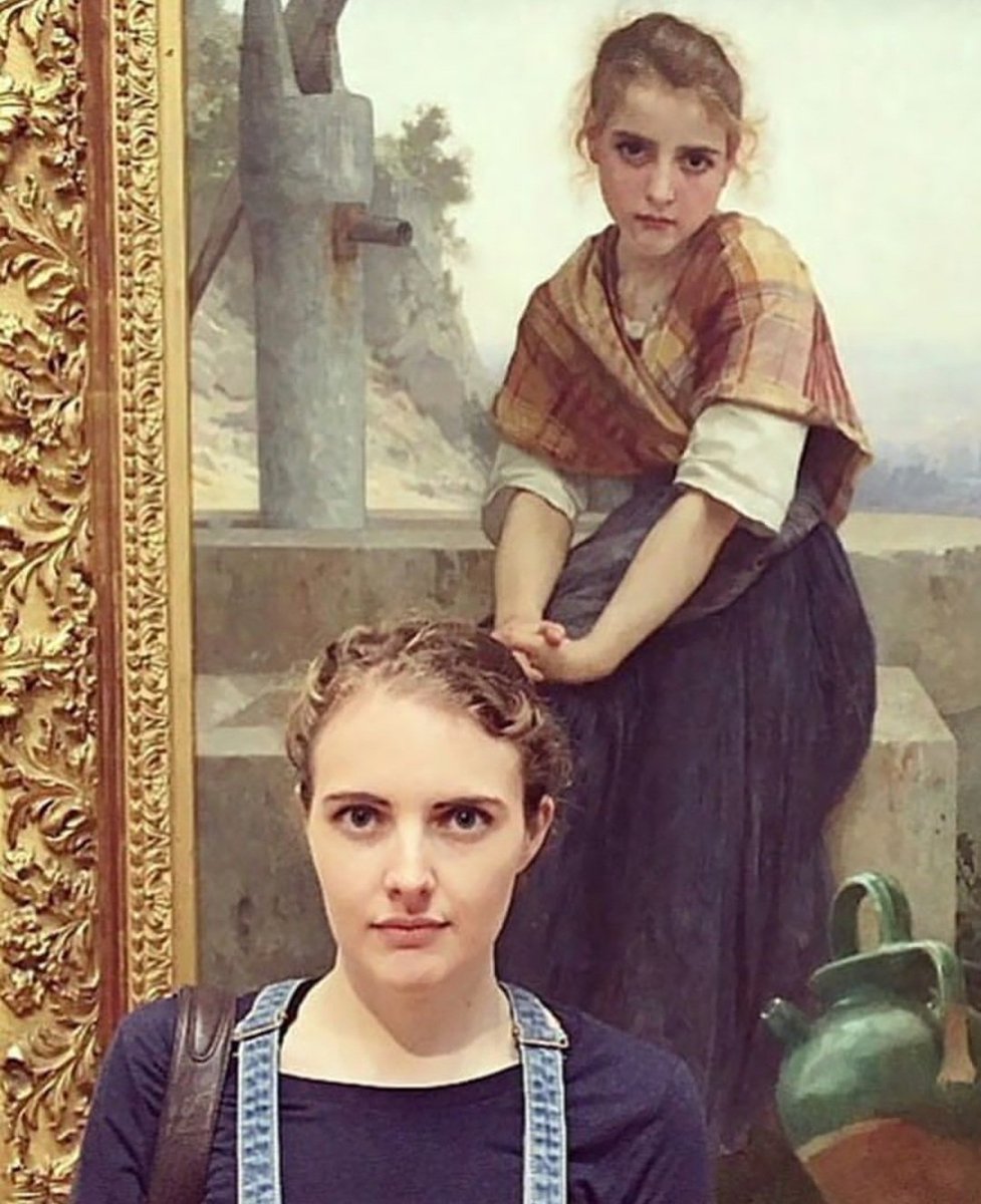 cogitare_02's tweet image. I don&apos;t care about celebrities, but I really want to find my doppelganger in a painting like these people did.