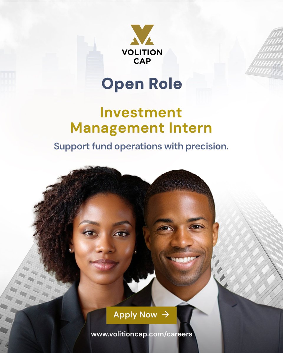 volitioncap's tweet photo. Your Mission Should You Choose to Accept It 😁

You��ll dive into the heart of investment operations, tracking performance, preparing reports, and ensuring every number tells the story of opportunity and risk.

You’ll support senior leadership, help manage client engagement, and contribute to the tools and processes that make our investment decisions precise and impactful.

If you’re excited by capital markets, portfolio strategy, and financial storytelling, this could be your gateway to a career in investment management.
Apply now at https://t.co/AAFpJghuQc

Know someone perfect for this role? Please share this post with them.