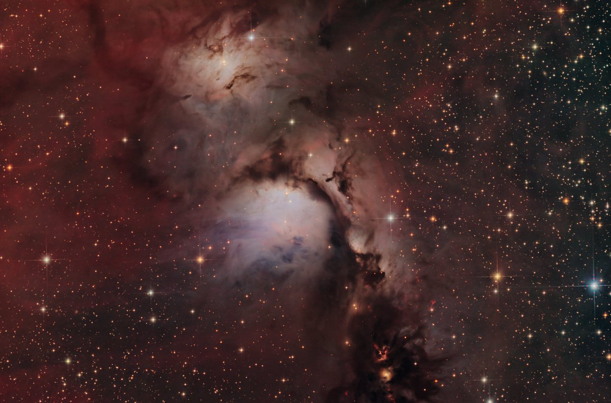 M 78
R200SS+ASI294MM
(L, R, G, B) = (496, 156, 162, 155) * 120 s (Total: 1,938 min)