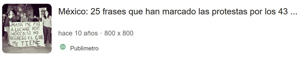 <a href="/generacionz_mx/">Generación Z México 🇲🇽</a> Tienen que usar fotos de hace 10 años de jóvenes que protestaban contra el gobierno de Peña Nieto (protesta por desaparecidos de Ayotzinapa).