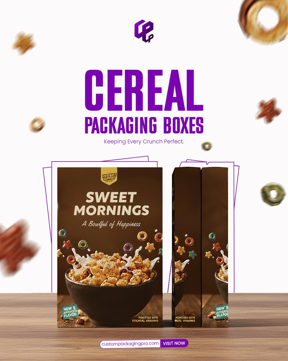 cppro_official's tweet image. Fact: Your cereal box is your #1 sales tool on the shelf. In a 13-second decision window, your packaging&apos;s structural and visual quality determines the sale.

We build high-ROI cereal boxes for US brands.

DM us or call us at (346) 396-3327.

#CustomPackagingPro #CPG