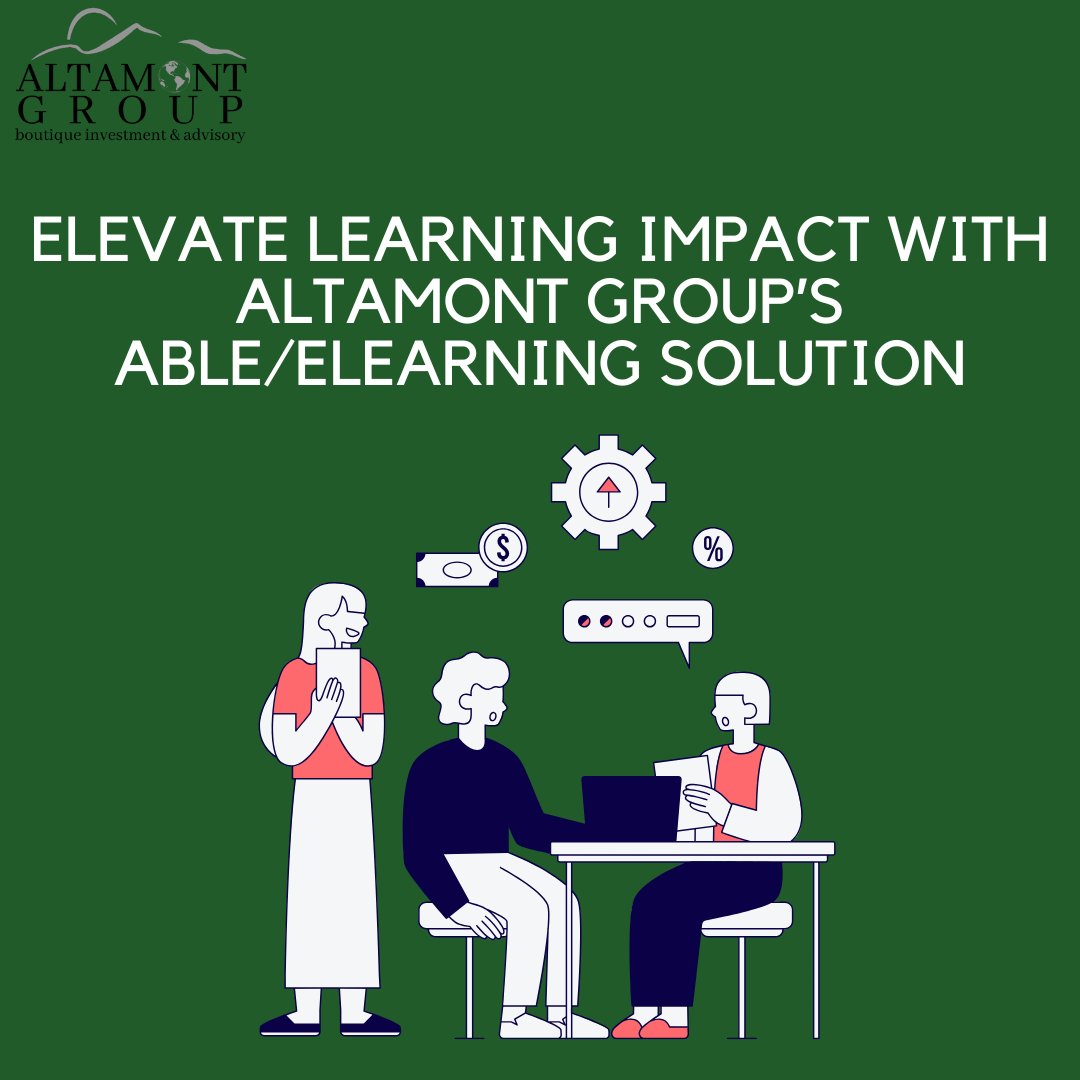 Altamont_Group's tweet image. Training alone isn’t enough — sustainable change requires structured learning. Altamont Group’s ABLE approach combines strategy, design, and innovation to build lasting organizational capacity.
#eLearning #CapacityDevelopment #InstructionalDesign