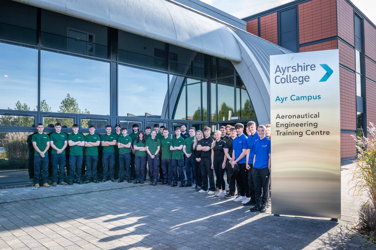 AyrshireColl's tweet image. Scotland’s aerospace sector is soaring, and Ayrshire College is helping it reach new heights!
Read College Principal Angela Cox’s insights in The Herald: heraldscotland.com/news/25621459.…
#Aerospace #SkillsDevelopment #AyrshireColleg