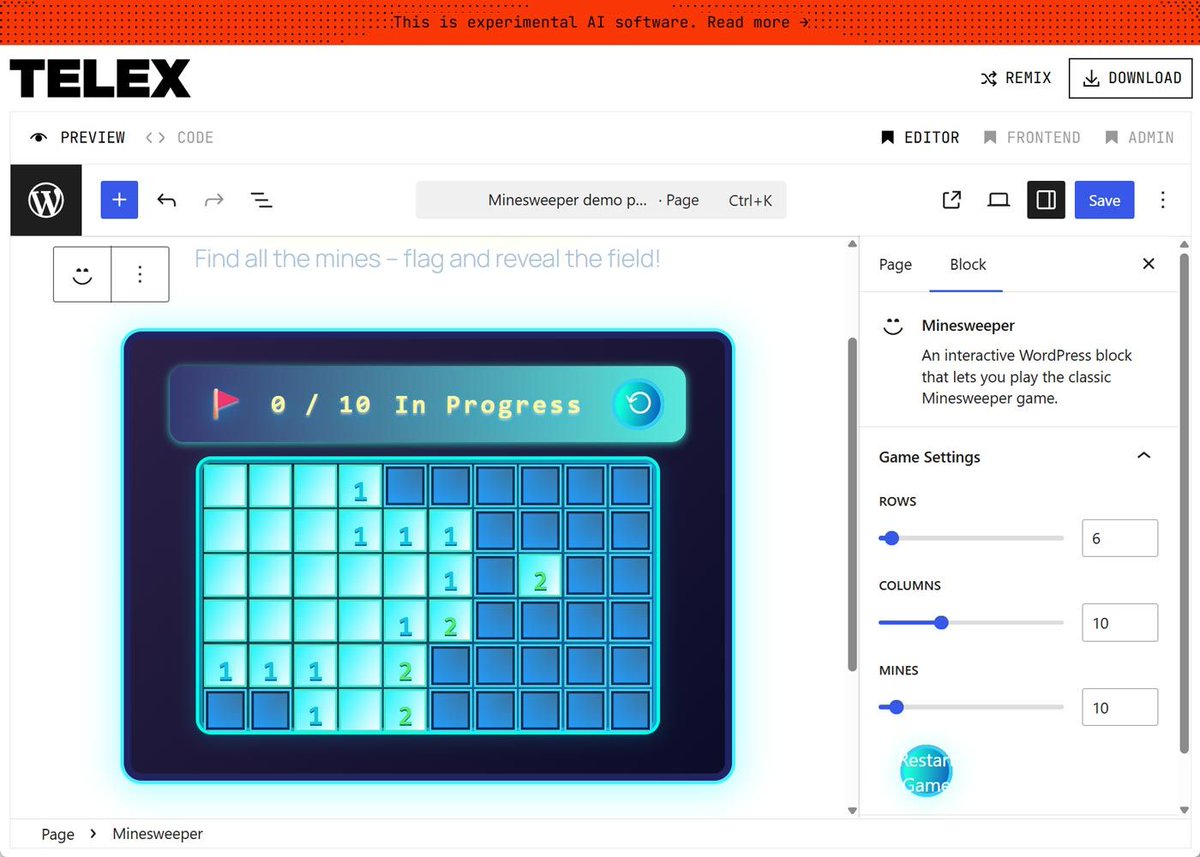 WPMoree's tweet image. 12 Cool AI-Powered WordPress Blocks Made with Telex
→ wordpress.com/blog/2025/11/1…
