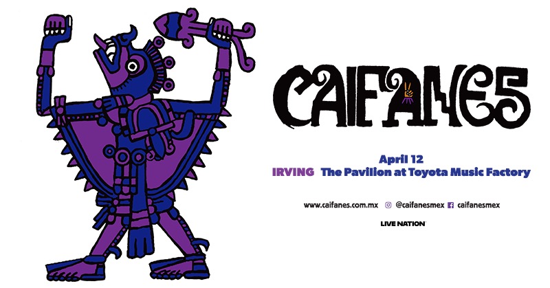 ¡Consigue ya tus entradas para CAIFANES en The Pavilion at Toyota Music Factory el domingo 12 de abril! 🎫 bit.ly/4nVUFro