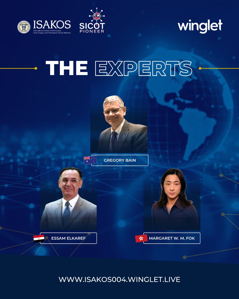 ISAKOS's tweet image. 🔔 NEXT WEEK! 🔔 Join us for the ISAKOS Webinar with @SICOTortho: Hand &amp;amp; Wrist Injuries in Athletes | November 20, 2025, 13:00 UTC

The ISAKOS Webinar Series continues with the next global session - organized by the #ISAKOS Elbow, Wrist &amp;amp; Hand Committee in collaboration with…