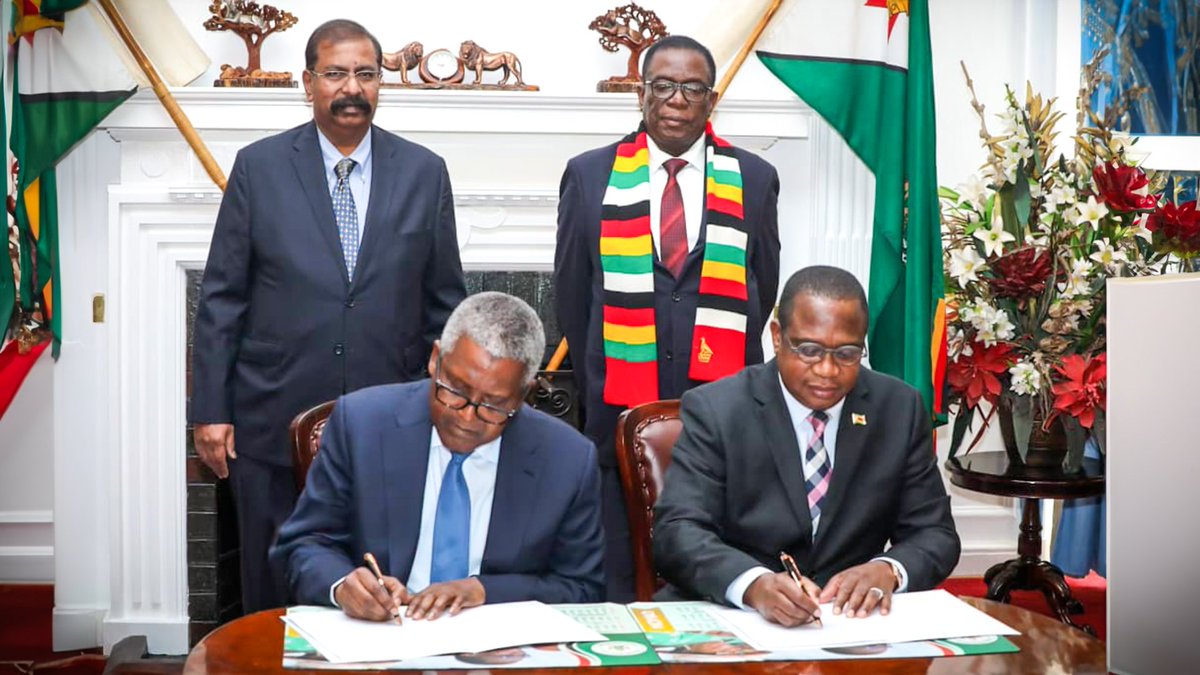 AfricaFactsZone's tweet image. Nigerian Billionaire, Aliko Dangote is set to establish a $1 billion industrial complex in Zimbabwe focused on cement manufacturing, coal mining, and power generation.