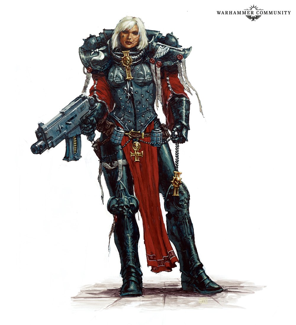 40ktrasfondo's tweet image. A quien le interese, hay mazo arte de las hermanas de batalla en el community