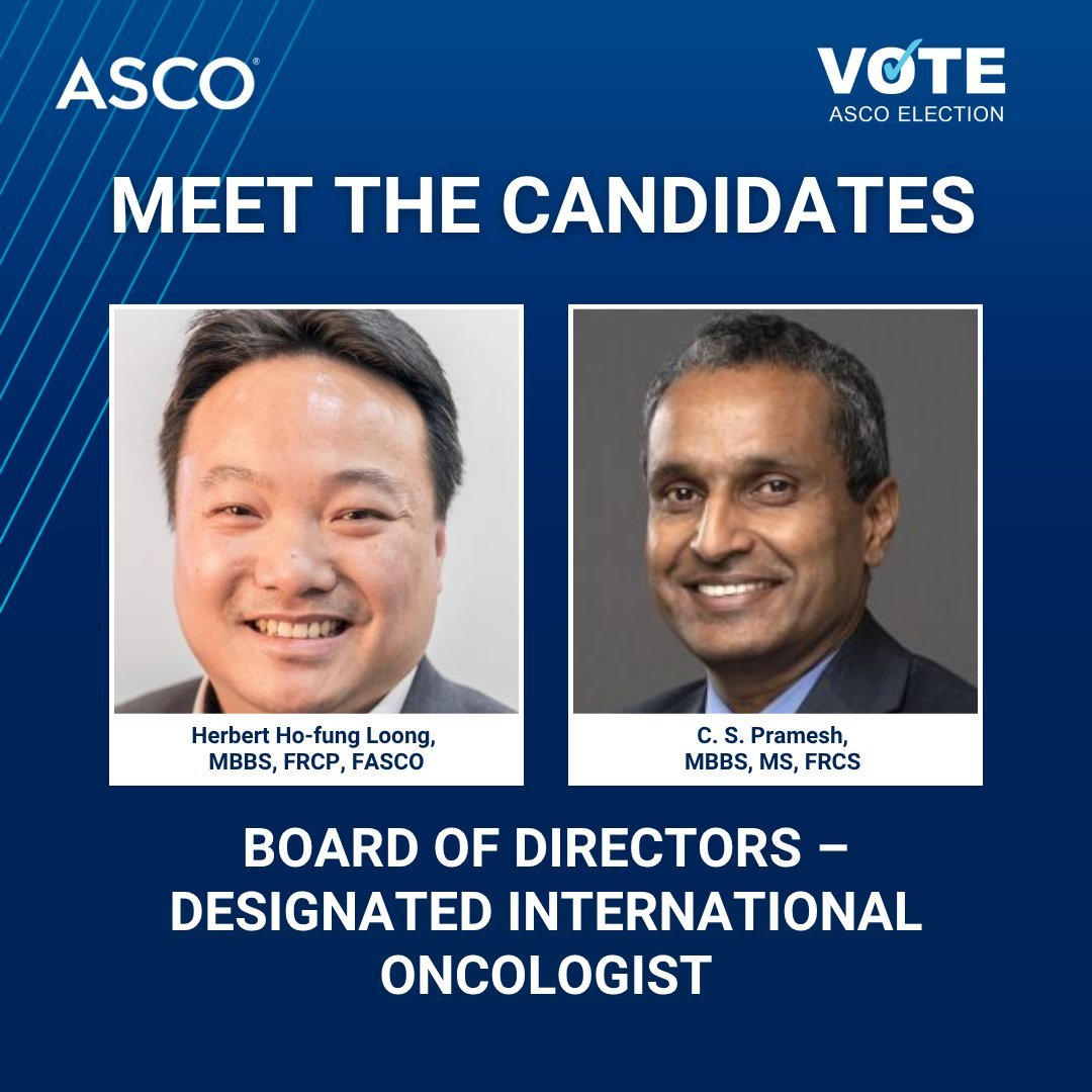 herbloong's tweet photo. 📢 Calling all @ASCO members! 

Voting 🗳️ for @ASCO Board of Directors election is open until #December8! I am honoured to be running for the #Designated #International #Oncologist 🌎 seat. 

I am running alongside 12 other remarkable #candidates – visit https://t.co/gtG2mWovky to learn about how each of us hopes to shape the future of the Society and then place your vote.