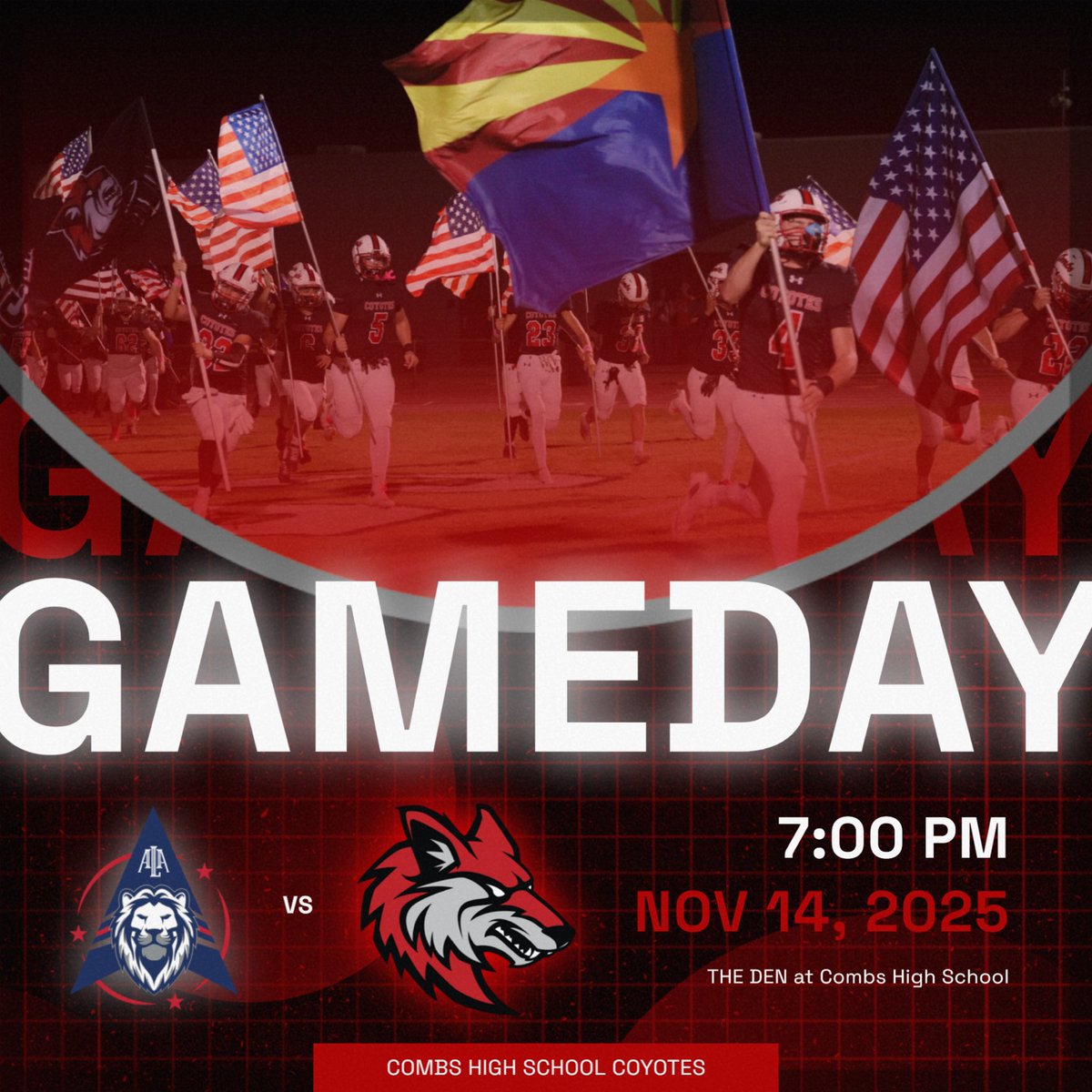 Combs Coyotes Football tweet media