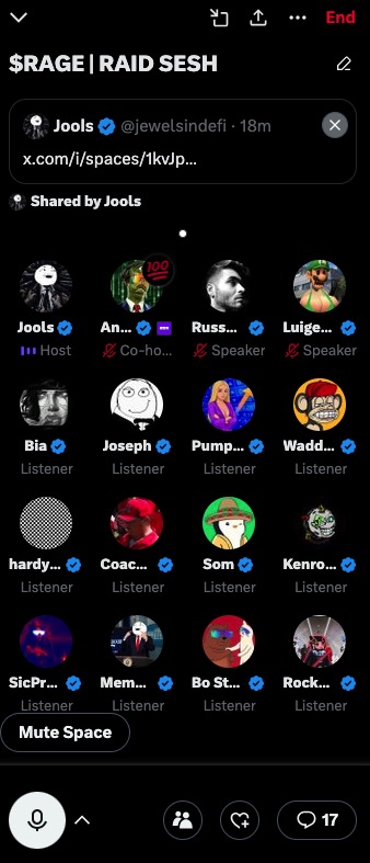 DAY 20 | RAID SESH                      

65 DAYS DEEP                  

CHECK OUT THE TG        
t.me/@RageGuyFFFUUU 

$RAGE
G3FoXHoQDuGkEG8ZqQd7riC9uB1N51bg7JuxJEPNpump