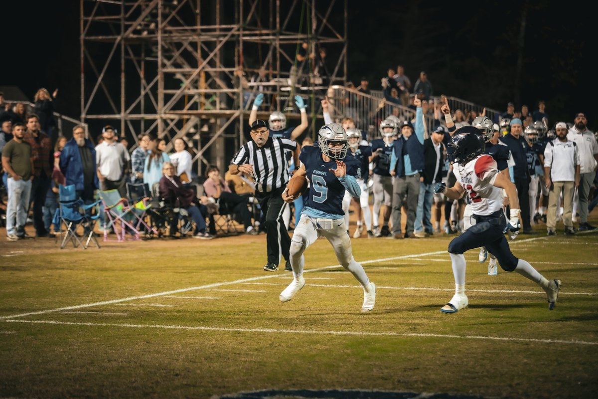 Evangel stood tall on defense and rode another big night from Eli Black to an overtime win over South Haven Christian, booking a spot in the NHSA championship against Freedom.

Story: shelbycountyreporter.com/2025/11/14/eva…

Thanks to <a href="/CoosaPinesFCU/">Coosa Pines FCU</a> for supporting our coverage.