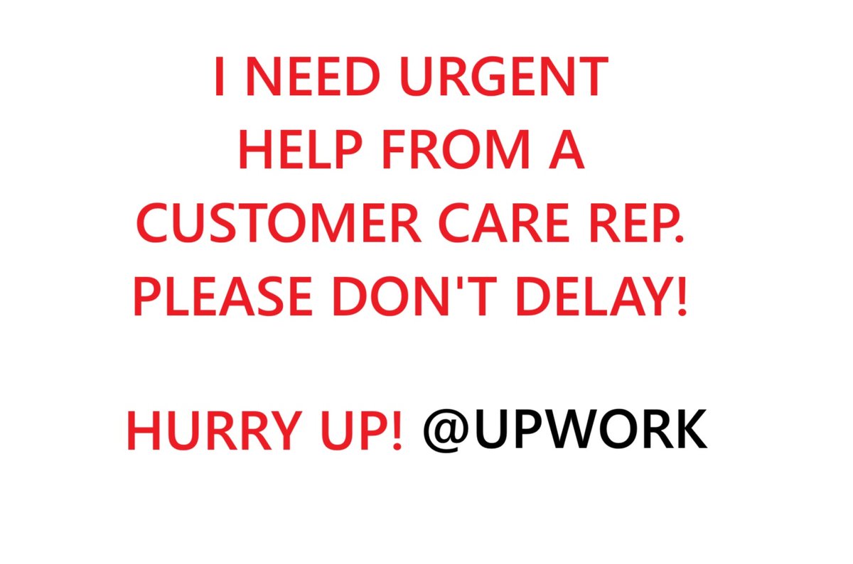 nachonores's tweet photo. I need URGENT help from you @Upwork PLEASE
Contact me via email or phone https://t.co/MWsfcYzxy0